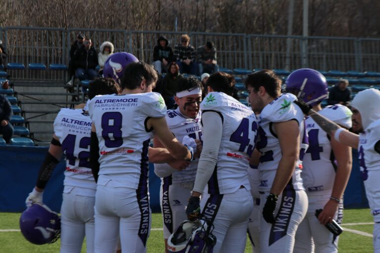 Finale del Campionato Nazionale di Football Americano: Valtellina Vikings contro Spiders Salento