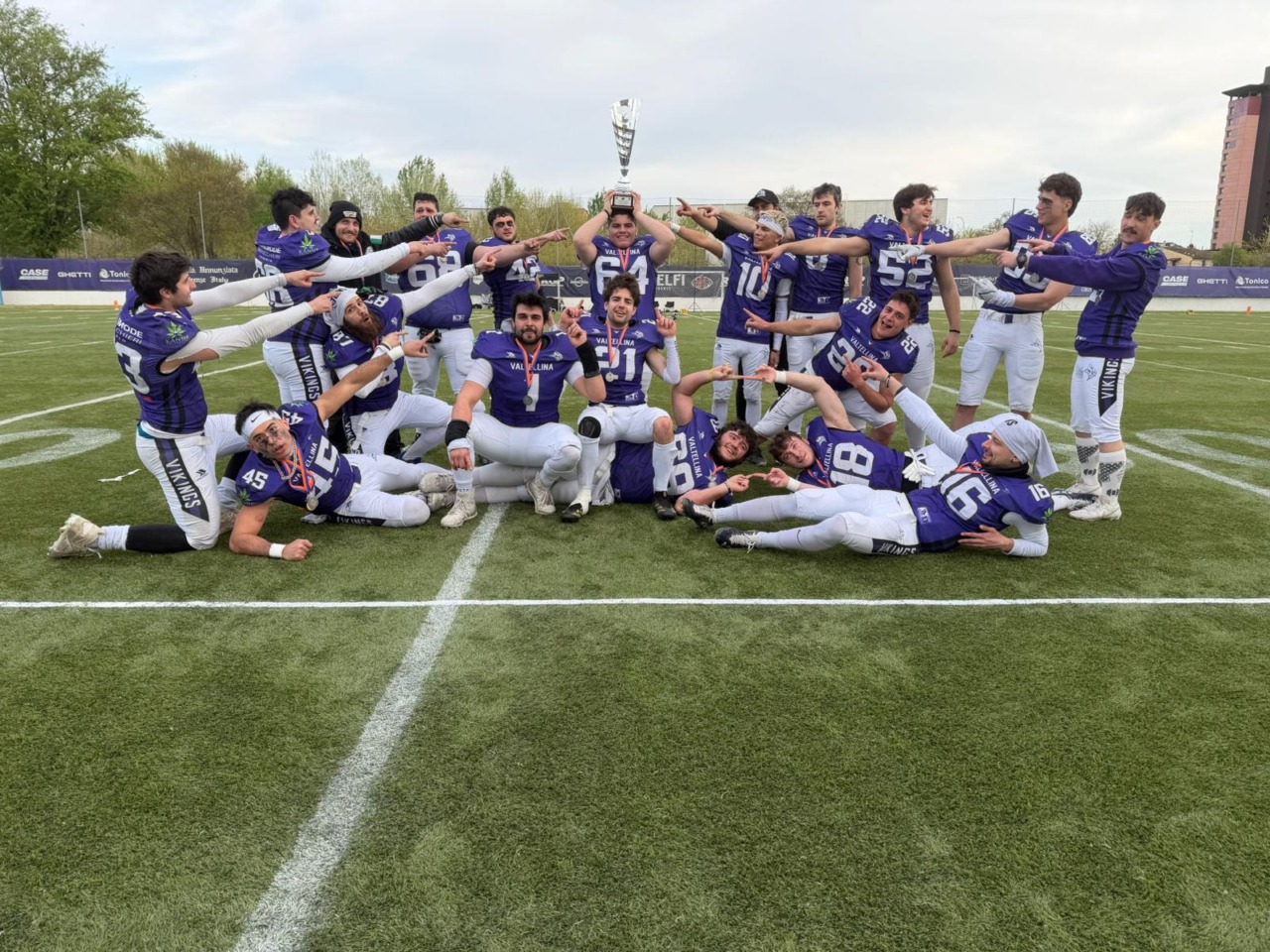 I Valtellina Vikings conquistano il titolo CSI: vittoria schiacciante a Firenze