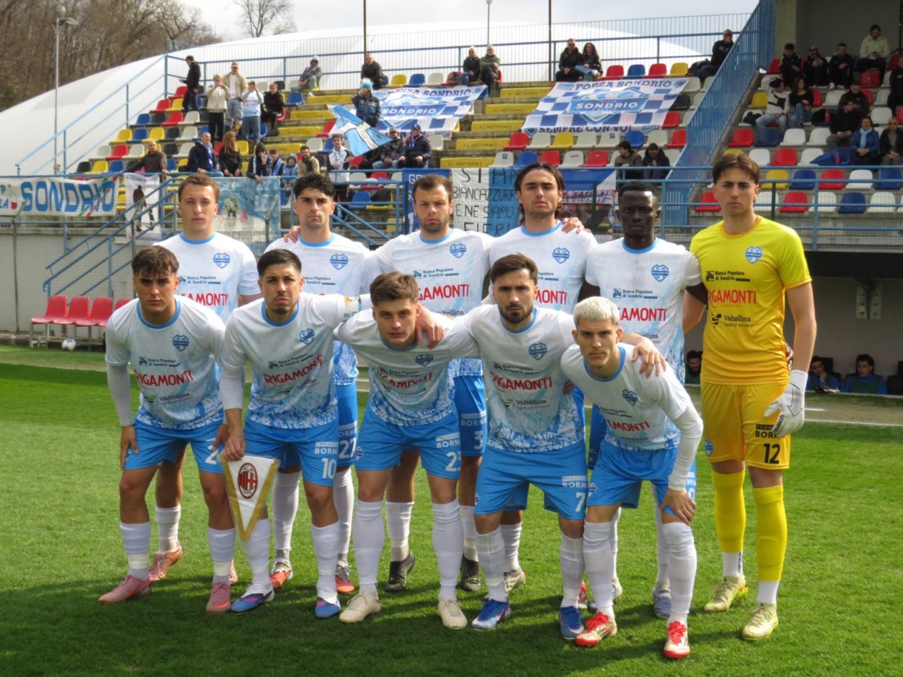 Nuova Sondrio e Milan Futuro si dividono la posta: 2-2 a Solbiate