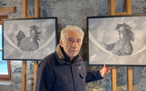 Glicerio Mezzani presenta la fauna montana in una mostra a Bormio