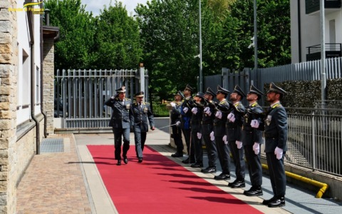 Il Comandante Regionale della Guardia di Finanza in Valtellina