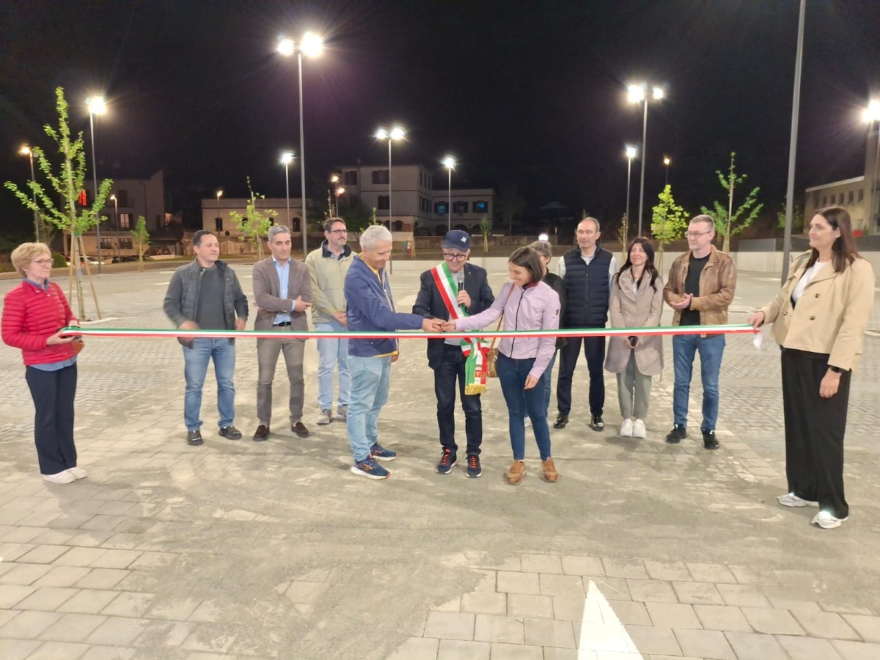 Inaugurazione del nuovo parcheggio in via Rita Levi Montalcini