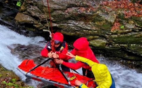 Esercitazioni del Soccorso alpino in Valgerola