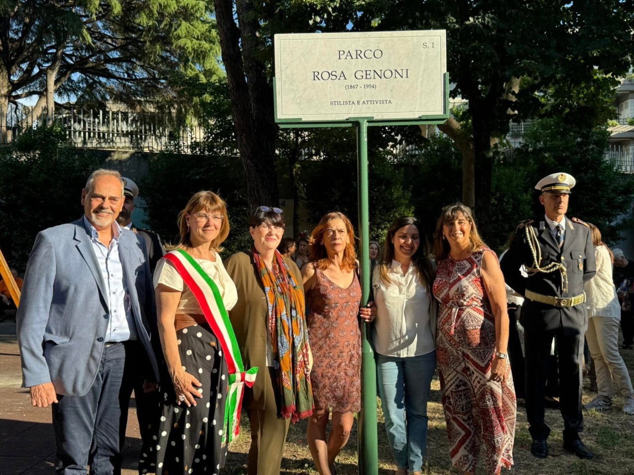 A Roma inaugurato un parco in onore di Rosa Genoni