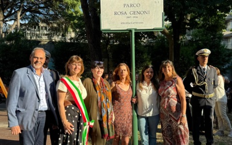 A Roma inaugurato un parco in onore di Rosa Genoni