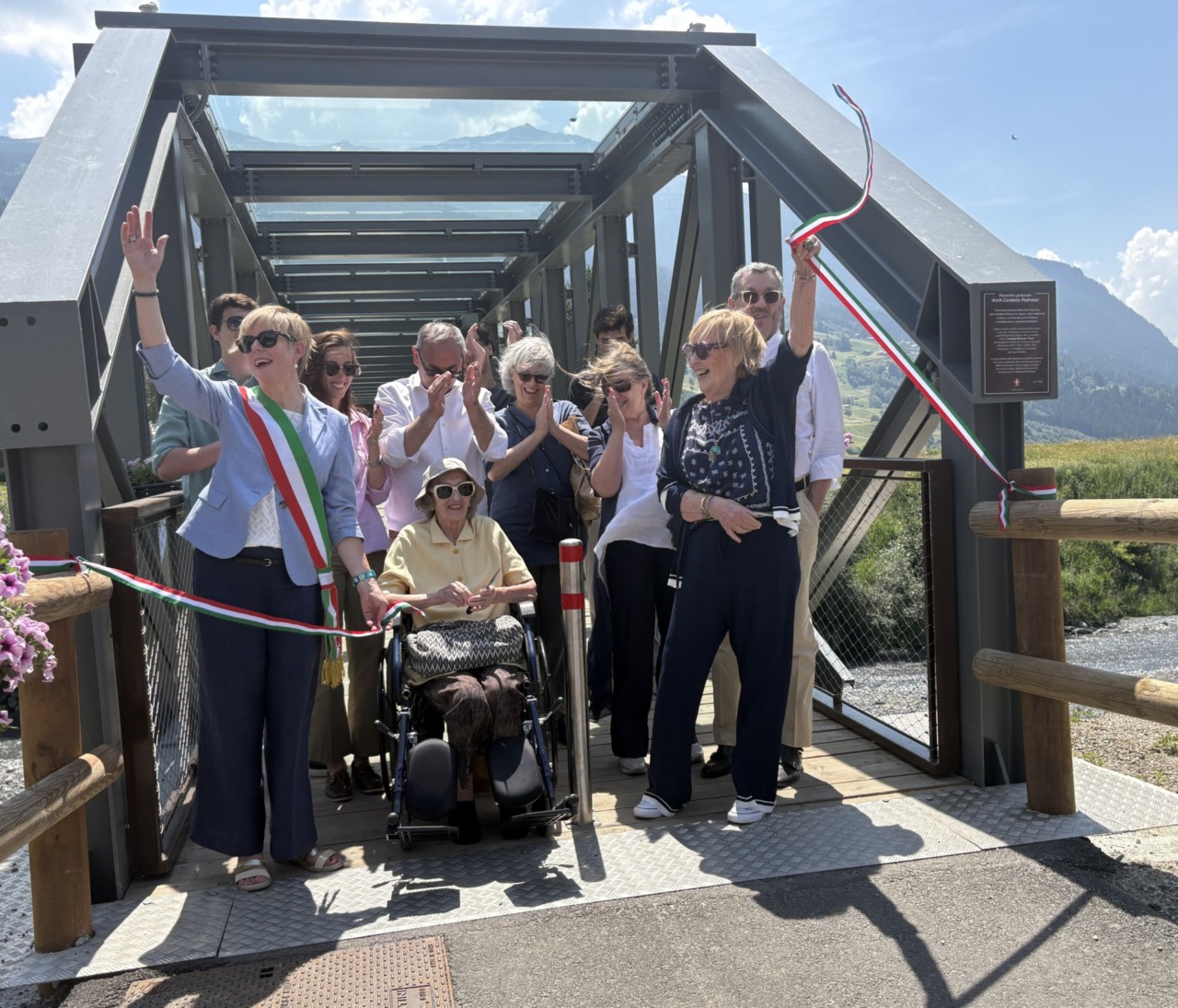 Inaugurata la passerella dedicata a Cardelio Pedrana