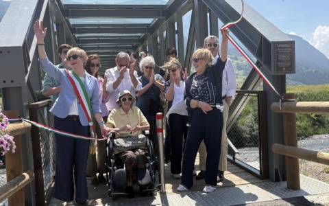 Inaugurata la passerella dedicata a Cardelio Pedrana