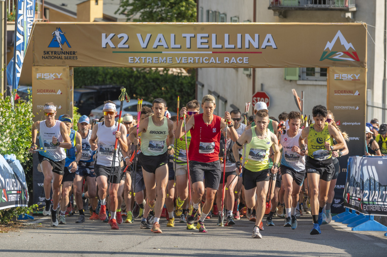K2 Valtellina Vertical Extreme: Fiorillo Camesi vince e sfiora il record