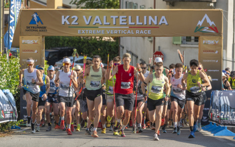 K2 Valtellina Vertical Extreme: Fiorillo Camesi vince e sfiora il record