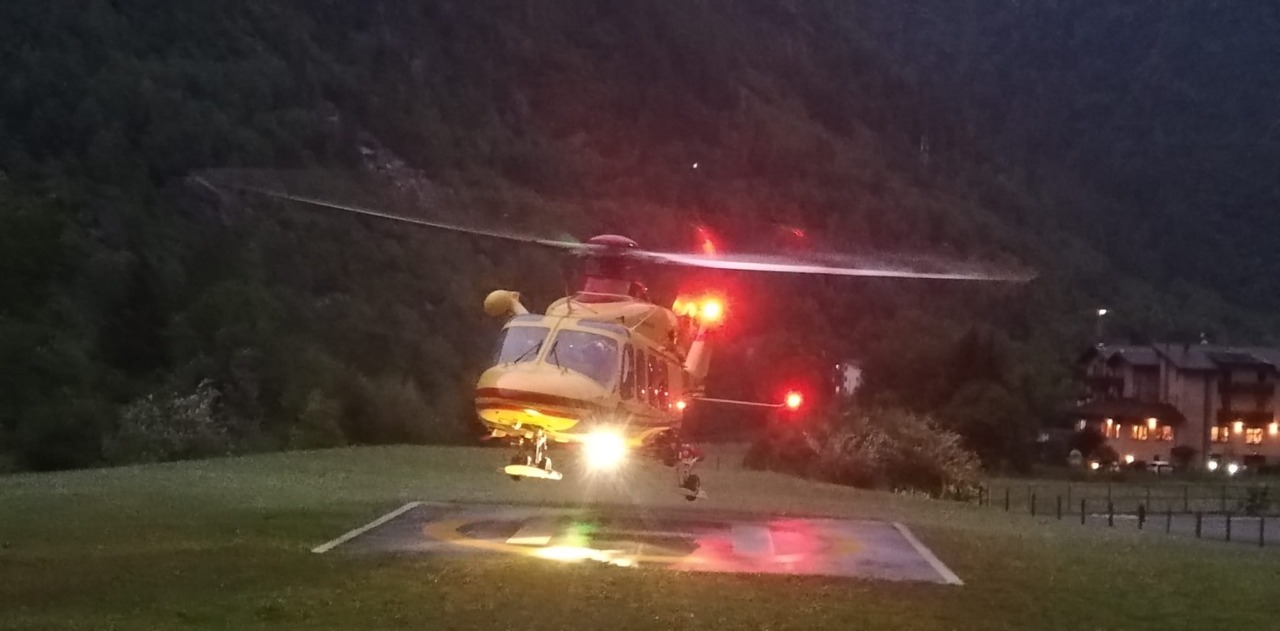 Un ragazzo di 19 anni ferito in una caduta notturna in vigna