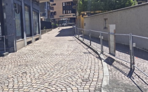 Riapertura di via Gavazzeni: opere pubbliche completate