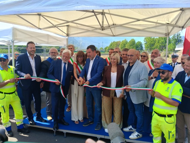Inaugurata la nuova tangenziale a Tirano